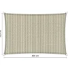 Shadow Comfort  Waterdicht rechthoek schaduwdoek 300 x 400 cm sand