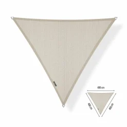 Shadow Comfort Waterdicht driehoek schaduwdoek 400 x 400 x 400 cm sand