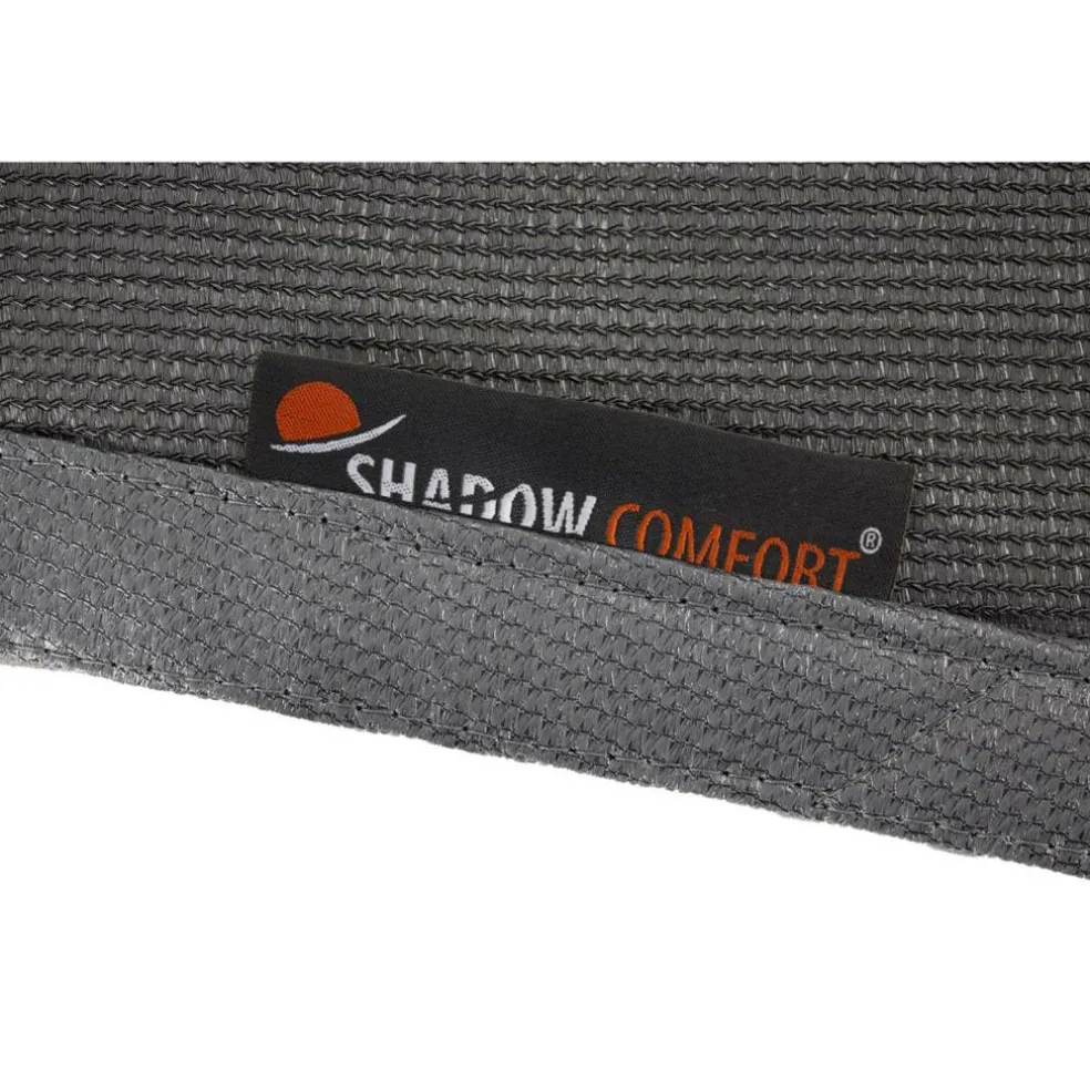 Shadow Comfort Waterdicht vierkant schaduwdoek 400 x 400 cm grey