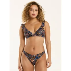 Shiwi BOBBY bikini dames black spotted flower