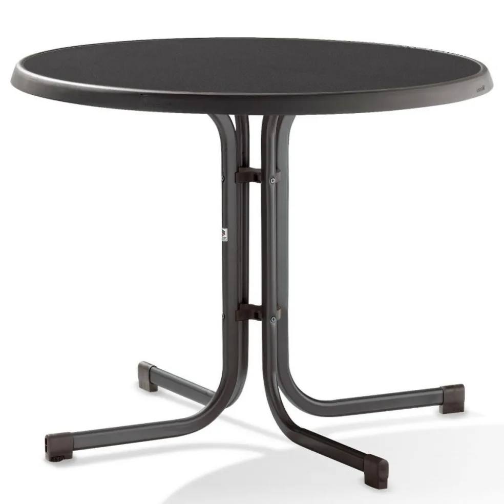 Sieger Boulevard tuintafel ø 86 antraciet