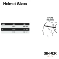 Sinner CREST skihelm black