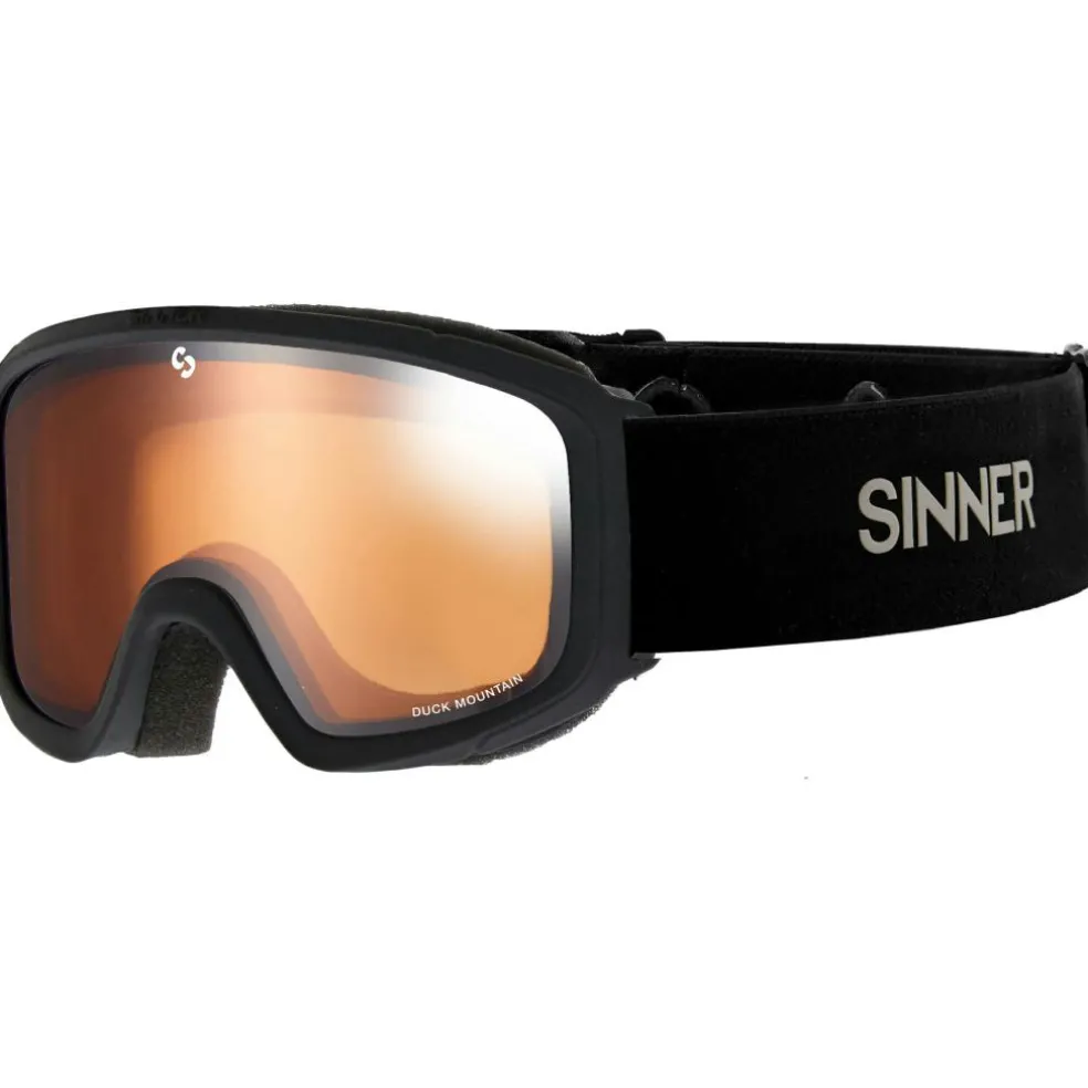 Sinner DUCK MOUNTAIN skibril junior red mirror matte black