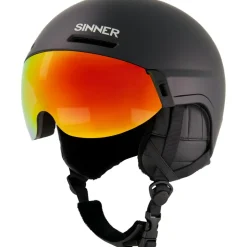 Sinner MONTBLANC VISOR skihelm black