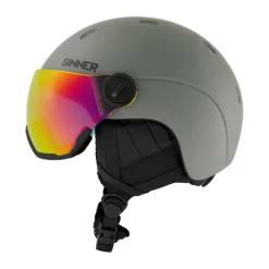 Sinner TITAN VISOR skihelm matte moss green