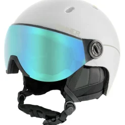 Sinner TITAN VISOR skihelm matte white blue