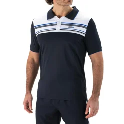 Sjeng Sports  Brun tennispolo heren dark blue