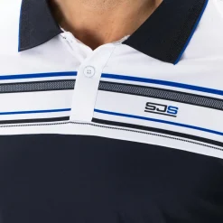 Sjeng Sports  Brun tennispolo heren dark blue