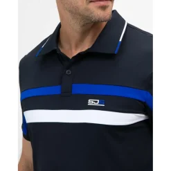 Sjeng Sports  Ceder tennispolo heren dark blue