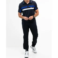 Sjeng Sports  Ceder tennispolo heren dark blue
