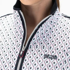 Sjeng Sports Fea trainingsjack dames real white