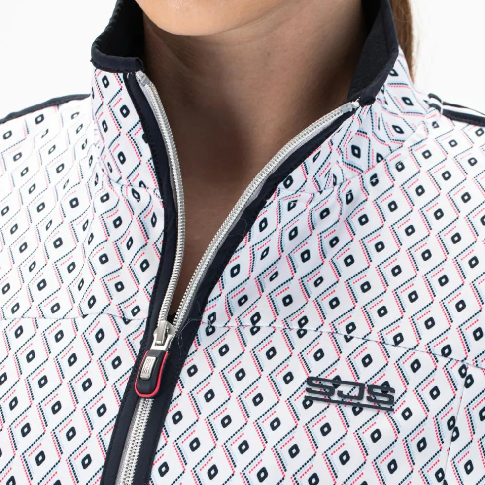 Sjeng Sports Fea trainingsjack dames real white