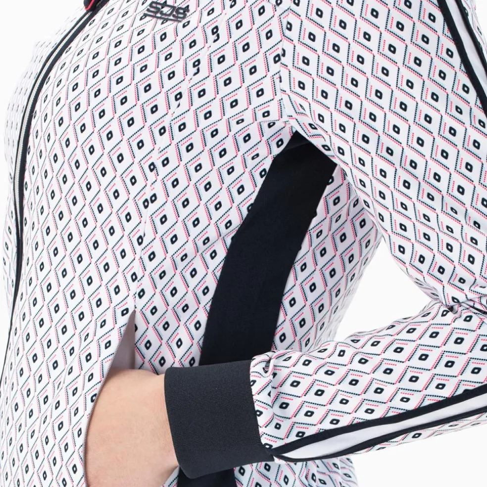 Sjeng Sports Fea trainingsjack dames real white