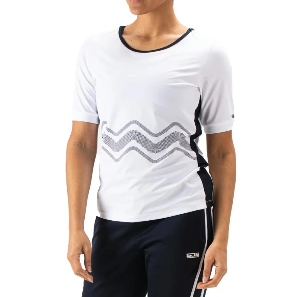 Sjeng Sports Ise tennisshirt dames real white