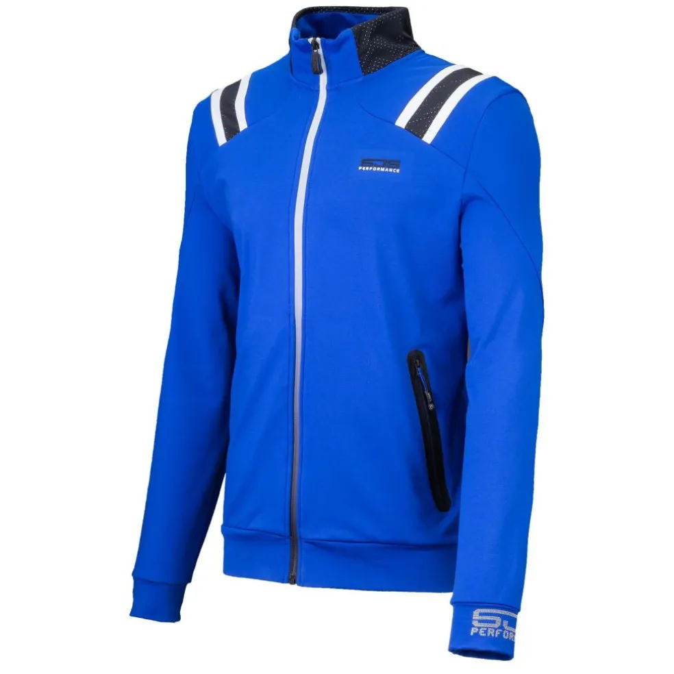 Sjeng Sports Norm trainingsjack heren blue neon