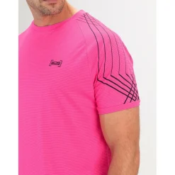 Sjeng Sports Sancho tennisshirt heren pink glo