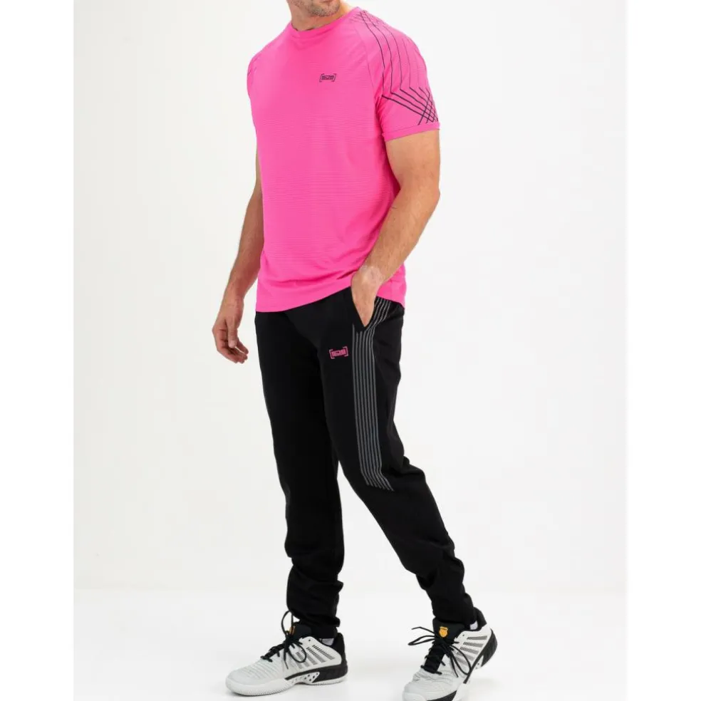 Sjeng Sports Sancho tennisshirt heren pink glo