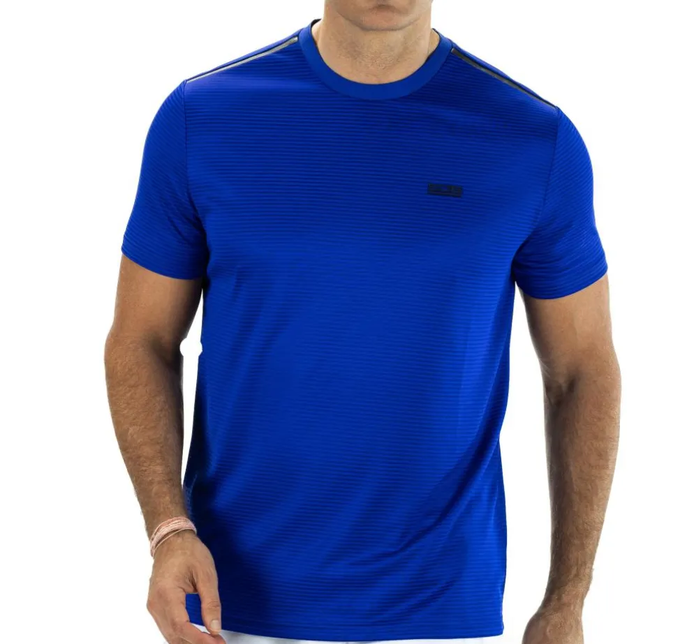 Sjeng Sports Tex tennisshirt heren pigment blue