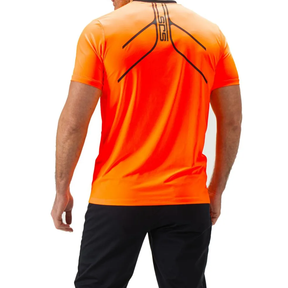 Sjeng Sports Udolf shirt heren shocking orange