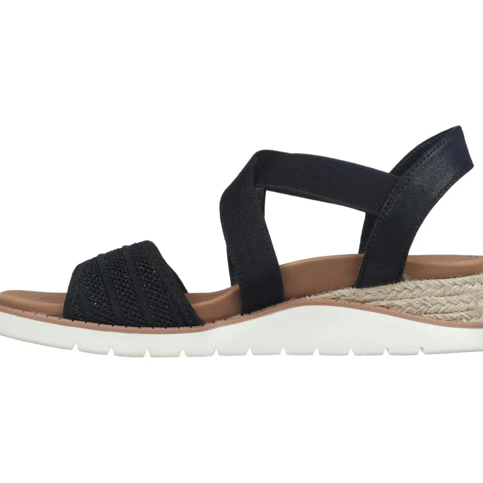 Skechers BOBS Arch Fit Beach Kiss - Boho Beyond sandalen dames black