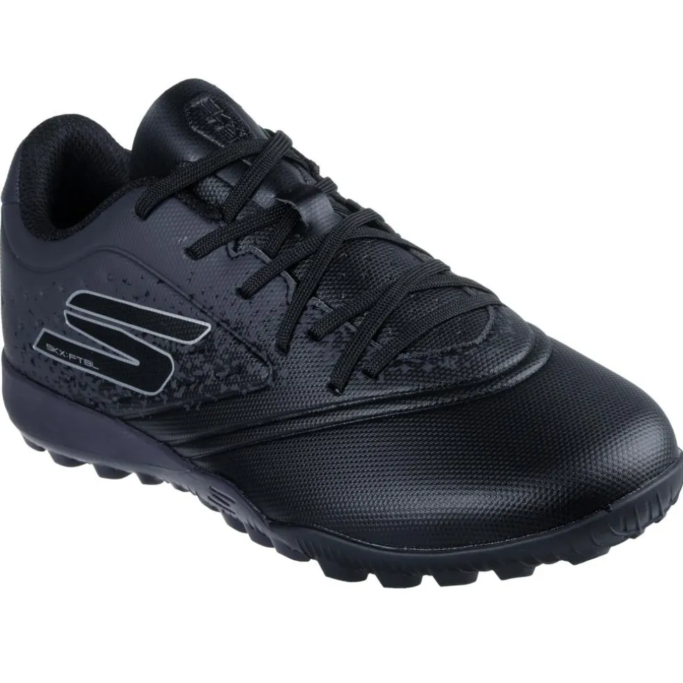 Skechers Razor 1.5 TF voetbalschoenen junior black silver