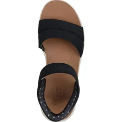 Skechers Slip-ins: BOBS Sun Ray sandalen dames black