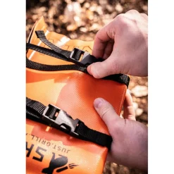 SKOTTI Mini Grill houtskoolbarbecue silver