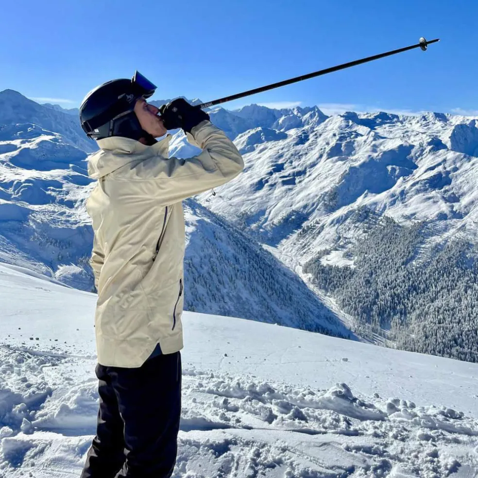 Slokki Skistokken zwart - 120 cm