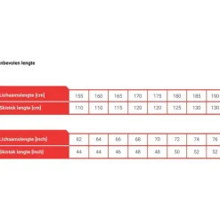 Slokki Skistokken zwart - 110 cm