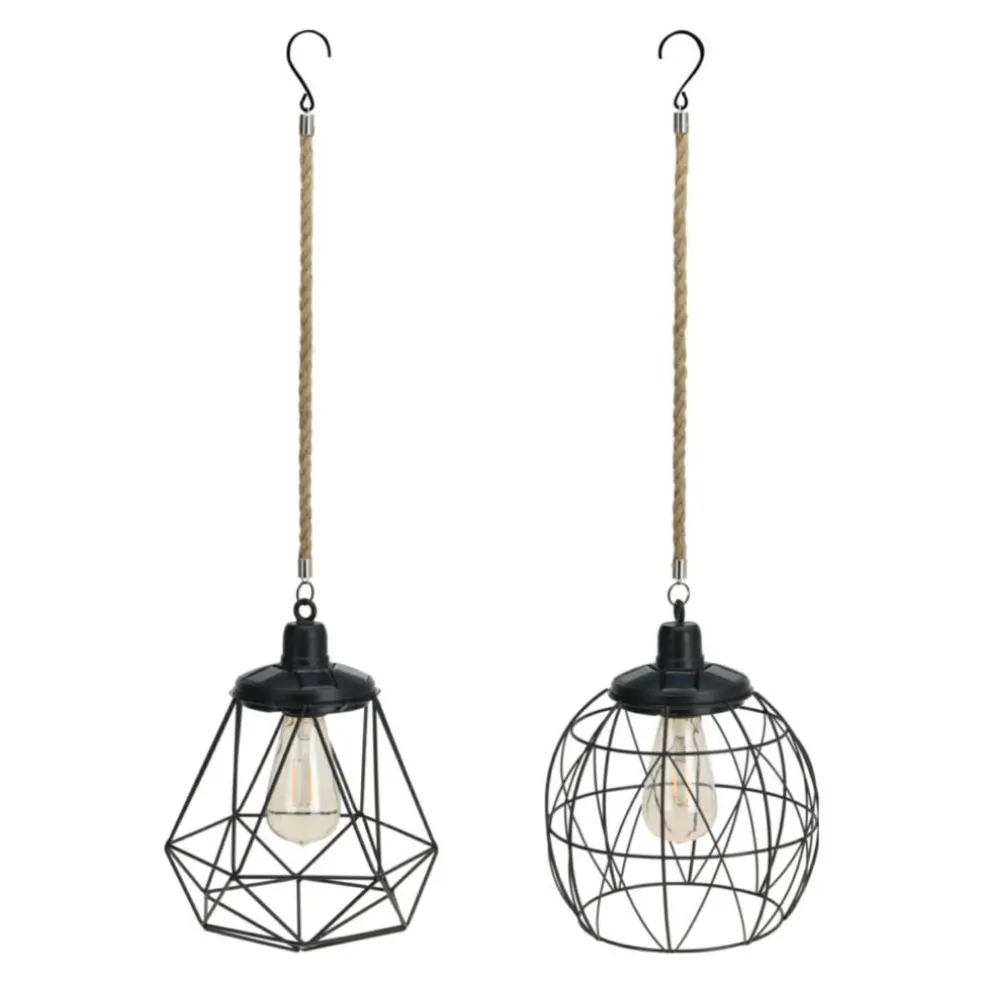 Solar Lantaarn metaal assorti