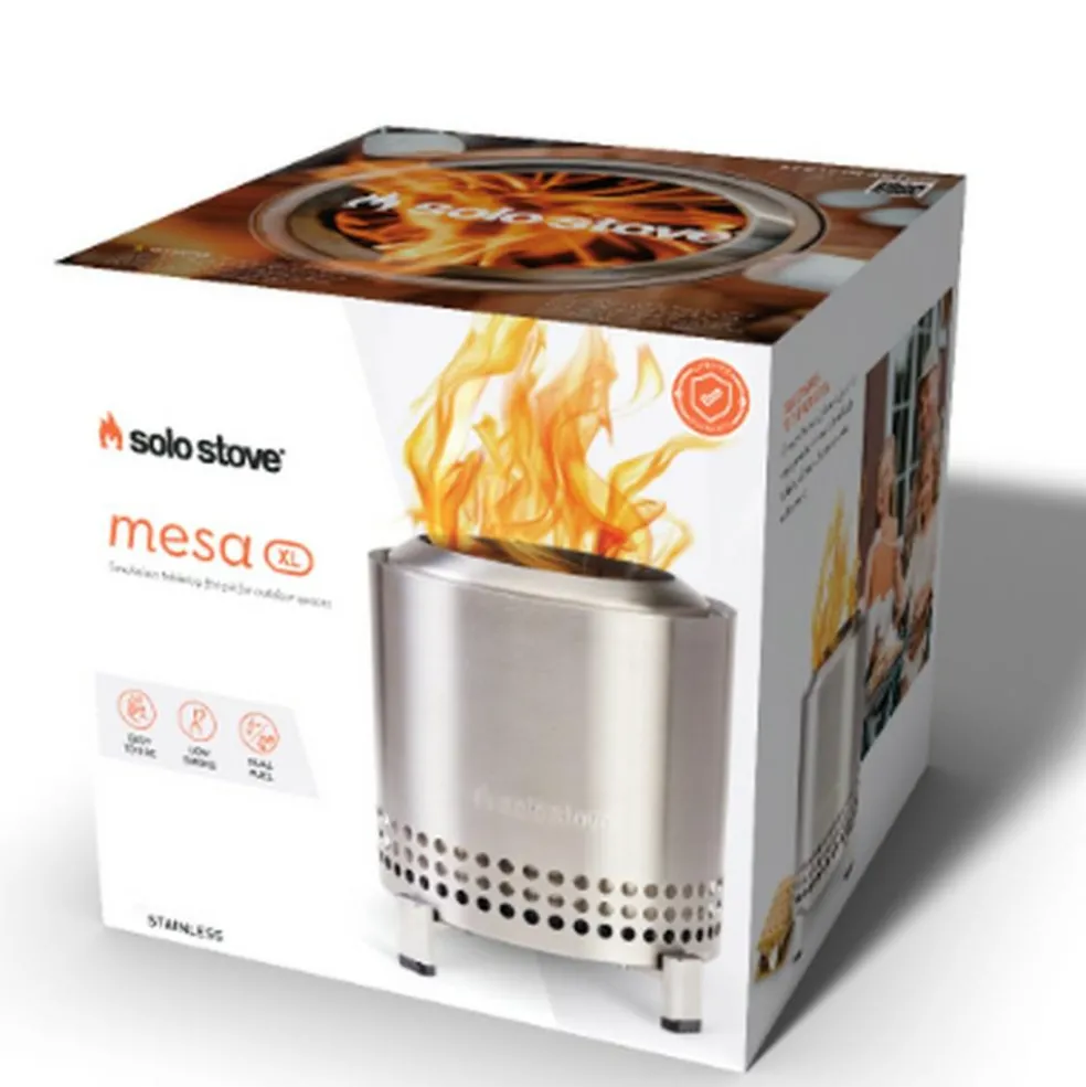 Solo Stove Mesa XL tafelvuur ø 17,8 cm stainless steel