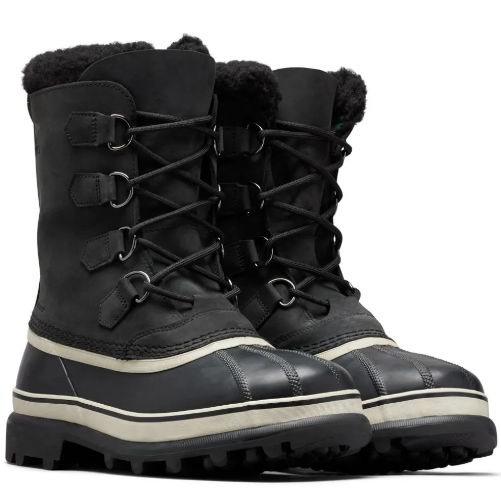 Sorel Caribou snowboots heren black dark stone