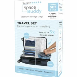 Space Buddy  Vacuüm opbergzakken reisset 4-delig