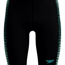 Speedo Endurance+ MAX Tech Panel Jammer zwemboxer heren black turquoise