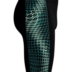 Speedo Endurance+ MAX Tech Panel Jammer zwemboxer heren black turquoise