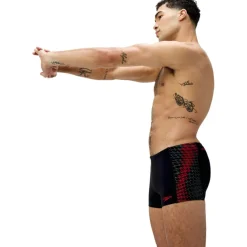 Speedo Endurance+ Tech Panel zwemboxer heren black red