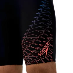 Speedo Medley Logo Jammer zwemboxer heren black orange