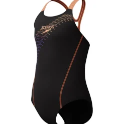Speedo Medley Logo Medalist badpak junior black peach