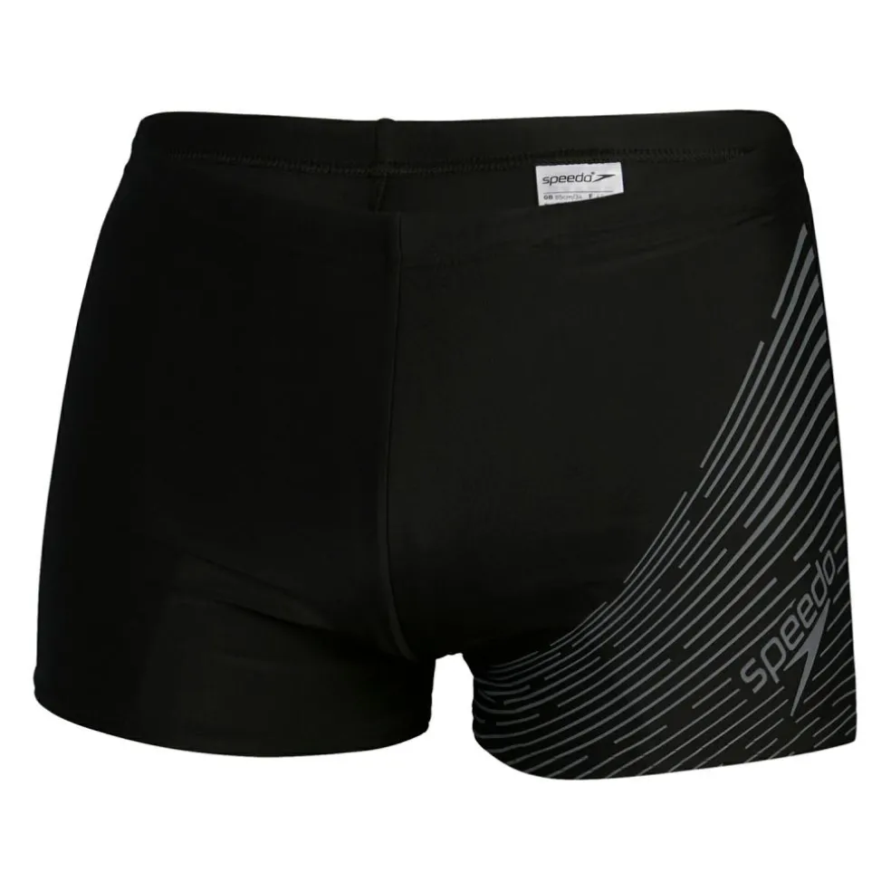 Speedo Medley Logo zwemboxer heren grey black