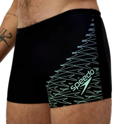 Speedo Medley Logo zwemboxer heren black green