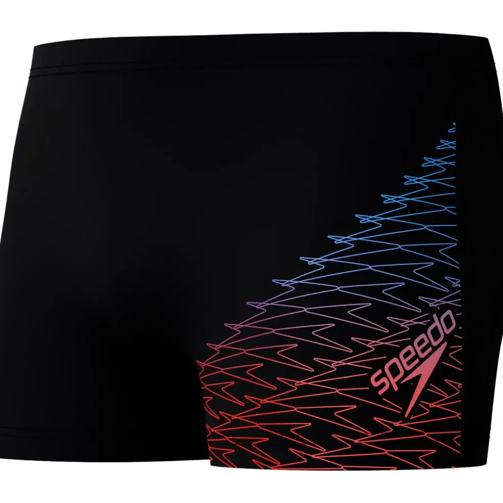 Speedo Medley Logo zwemboxer heren orange black