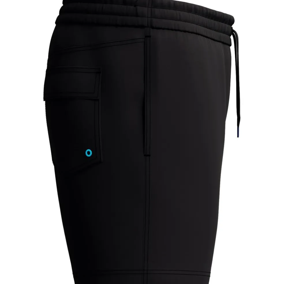 Speedo Medley Logo zwembroek heren black neon coral