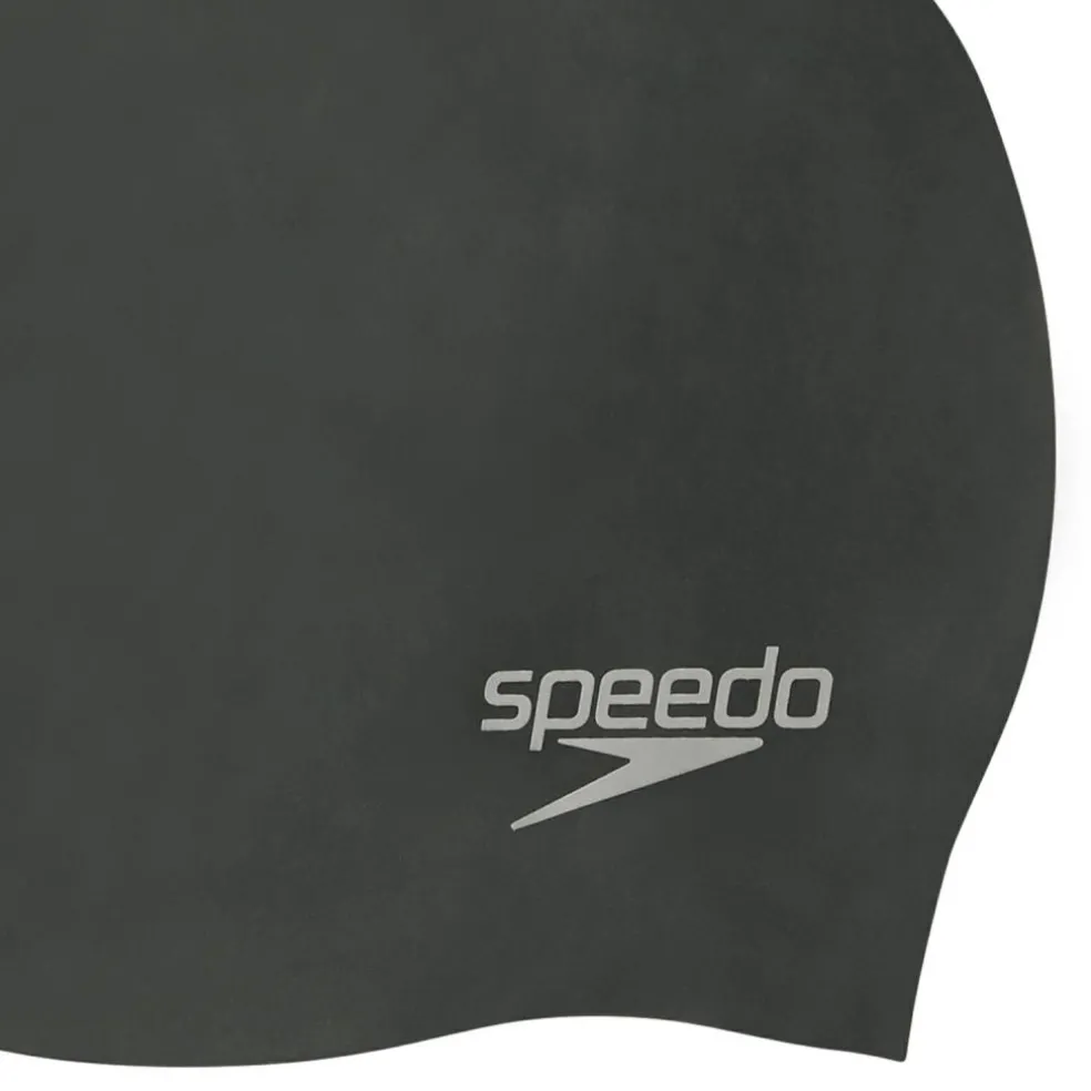Speedo Plain Moulded badmuts zwart