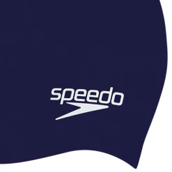Speedo Plain Moulded badmuts junior navy
