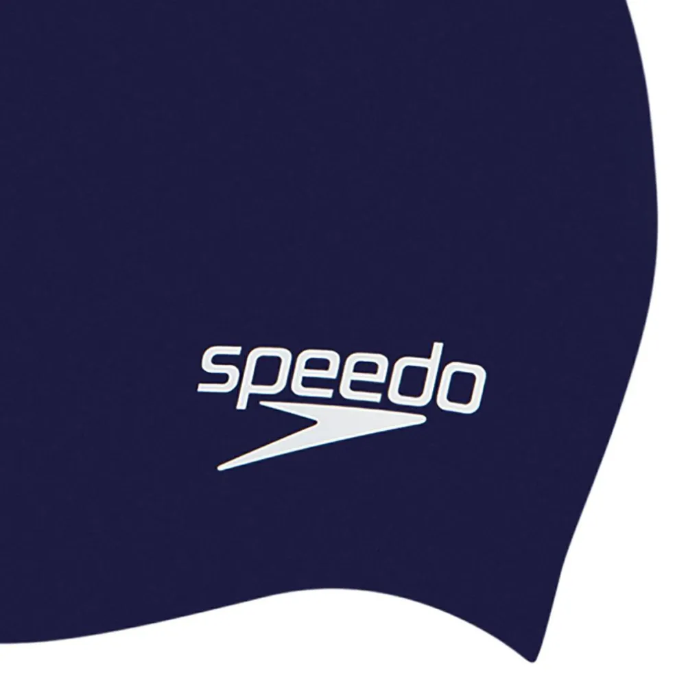 Speedo Plain Moulded badmuts junior navy