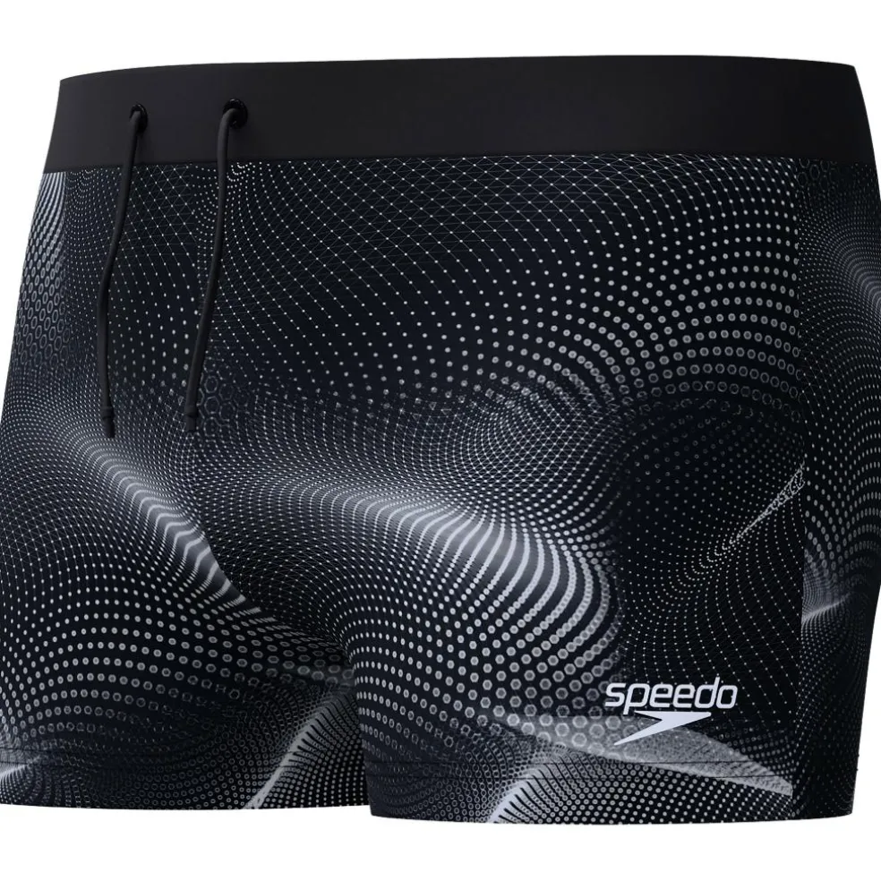 Speedo Valmilton Allover zwemboxer heren black grey