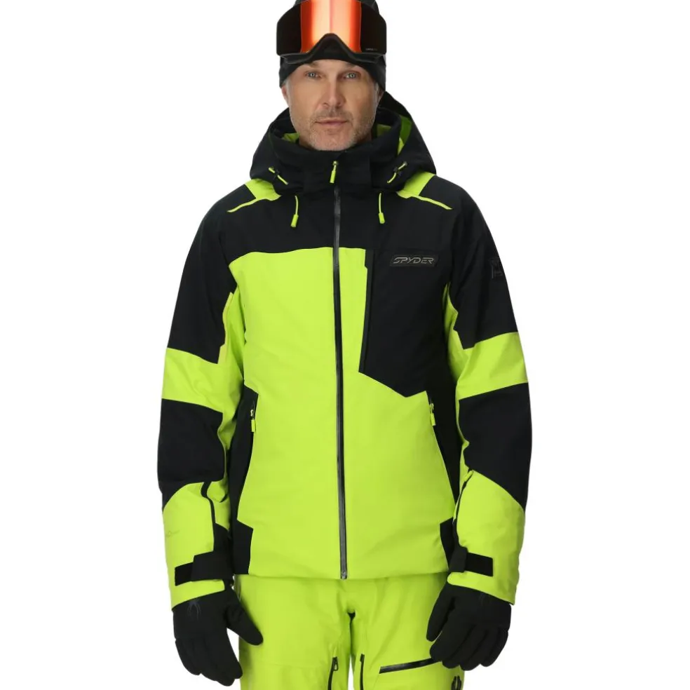 Spyder Leader winterjas heren lime