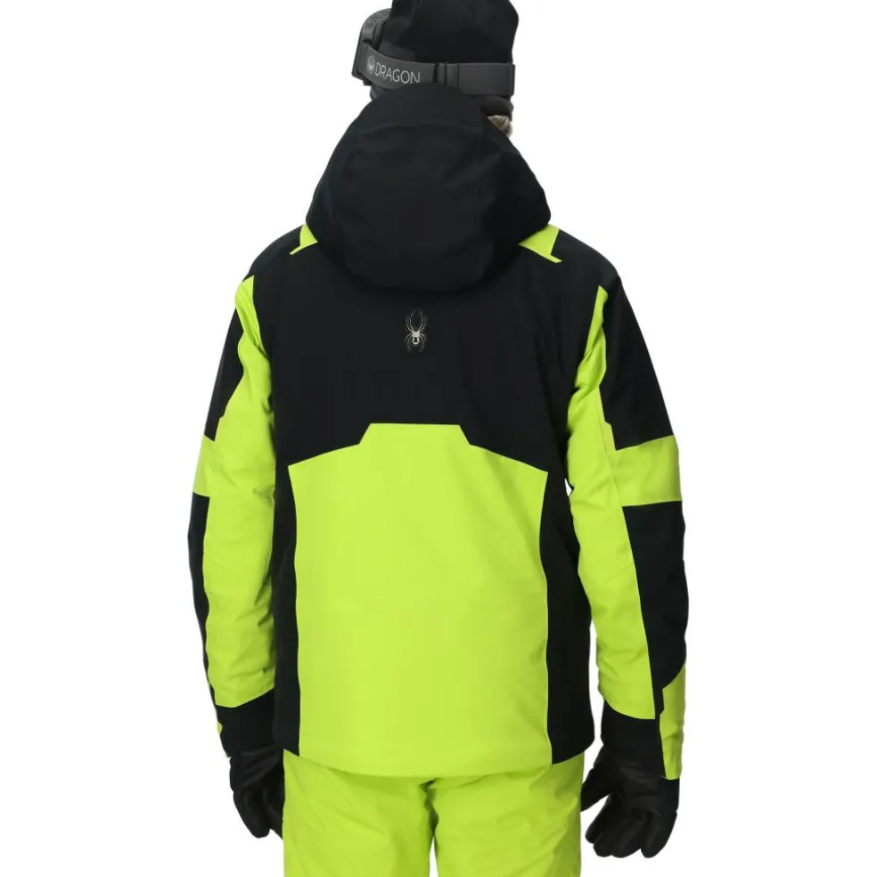 Spyder Leader winterjas heren lime