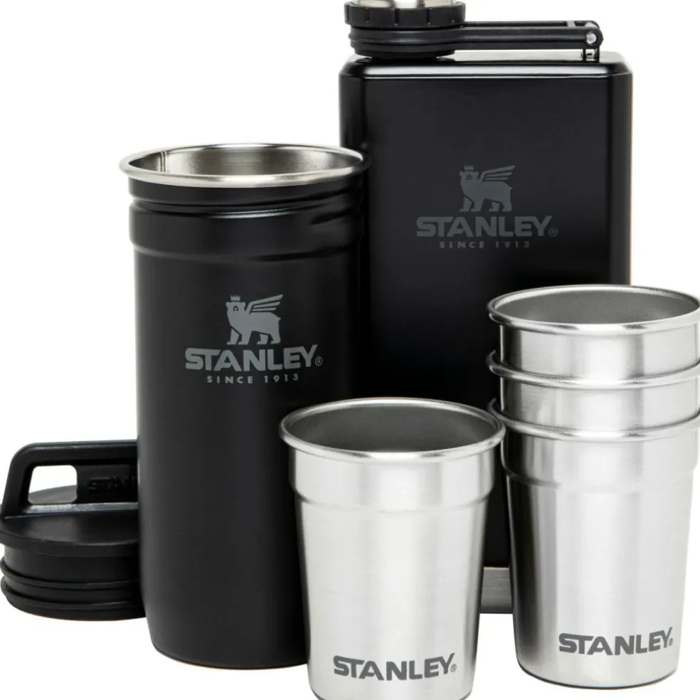 Stanley PMI Adventure Shotglass Classic drinkfles set matte black