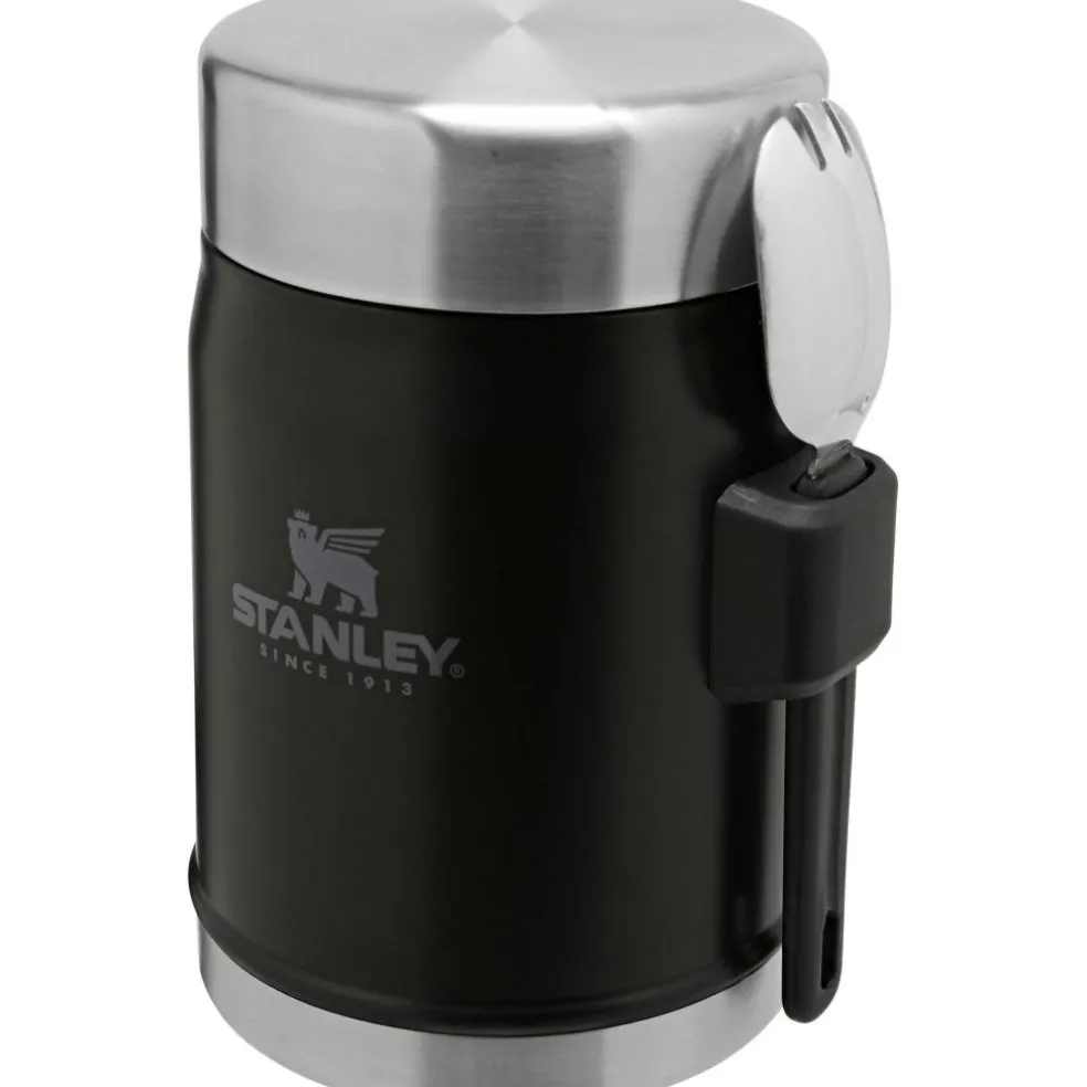 Stanley PMI Classic Legendary +spork lunchpot 400 ml matte black pebble